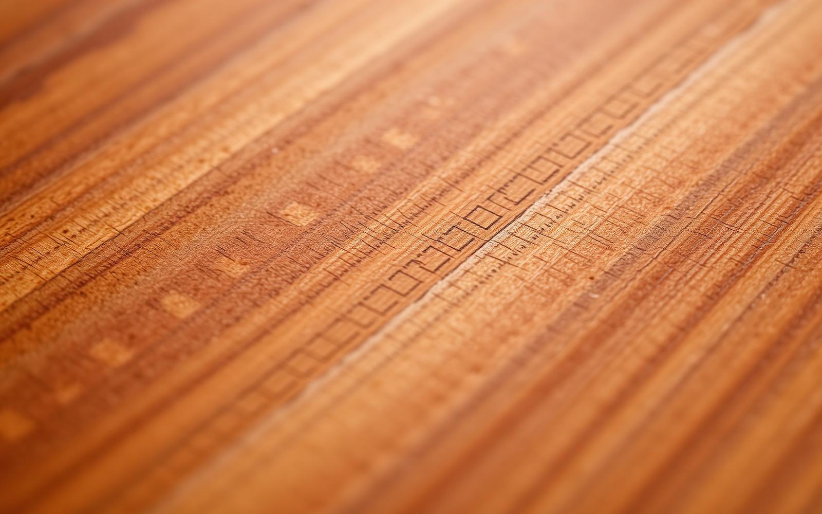 Close-up of walnut grain
